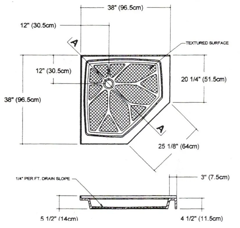 38-Neo Shower Bases