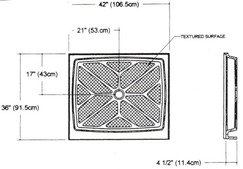 42x36 Neo Shower Bases
