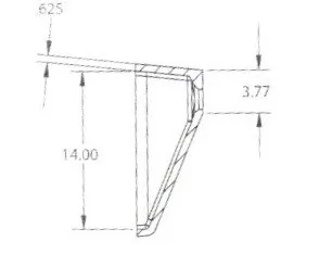 22" Ramp Bowl Style Sideview